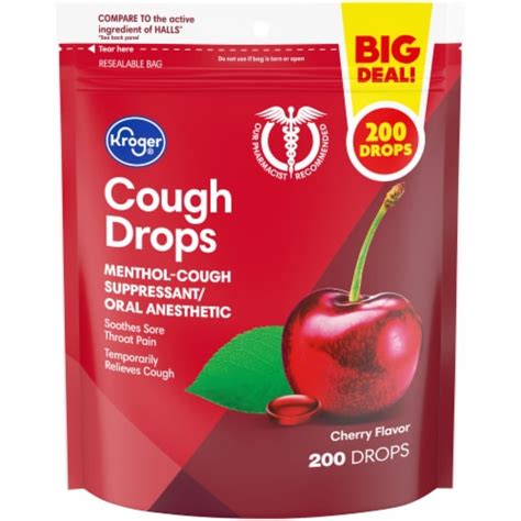 Kroger® Cherry Cough Drops Big Deal 200 Ct Dillons Food Stores
