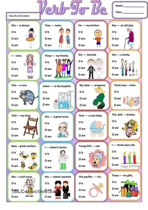 Pin By Zacnité Santos Guadarrama On Verb To Be Exercises Grammar
