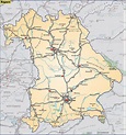 Baviera Mapa | Mapa