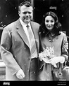 Orson Welles and bride Paola Mori, 1955 Stock Photo - Alamy