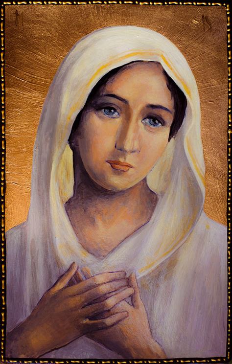 Virgin Mary Painting By Claud Religious Art Pixels