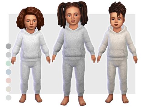 The Sims Resource Fluffy Toddler Set