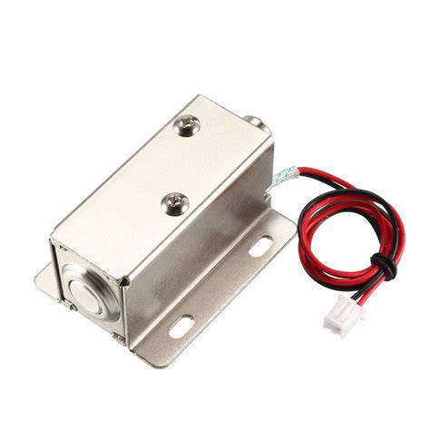 Uxcell DC 24V 0 15A 9 3mm Electromagnetic Solenoid Lock Assembly For