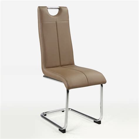Sitag a brand by nowy styl. Schwingstuhl cappuccino chrom Freischwinger Stuhl ...