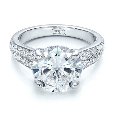 How a top toronto jeweller designs elaborate custom engagement rings. Custom Diamond Engagement Ring #100872 - Seattle Bellevue ...