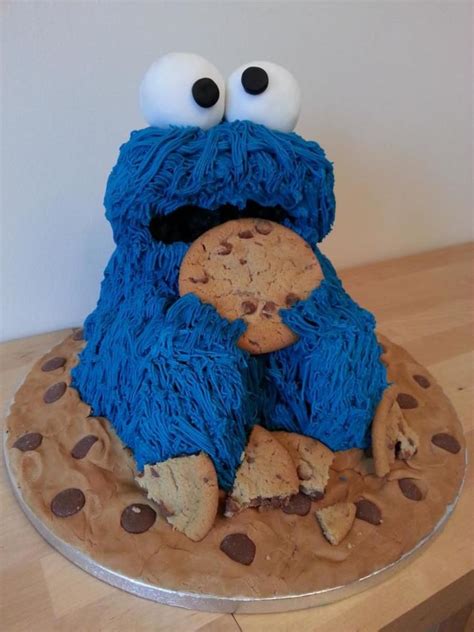 Cookie Monster 1 Monster Cookies Cookie Monster Birthday Monster Cake