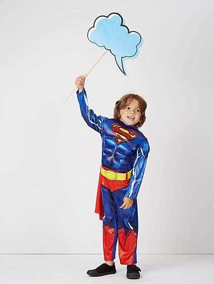 Superman Fancy Dress Costume Kids George At Asda