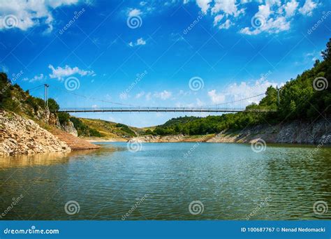 Detail Of Meanders At Rocky River Uvac Gorge Stock Image Image Of