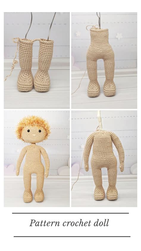 Crochet Basic Doll Body Pattern Amigurumi Doll Pattern How To Crochet