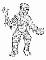 Mummy Coloring Scary Really Mummies Drawing Printable Getdrawings sketch template