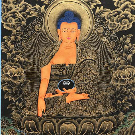 Thangka Shakyamuni Buddha Art Of Tibetan Tradition