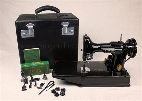 Singer Featherweight 221 Sewing Machine Rare Blackside Ag011 The