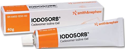 2 Pack Smith And Nephew Iodosorb Cadexomer Iodine Gel Dressing 140 Oz