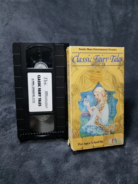Vintage Classic Fairy Tales Fhe Mca Rare 1982 Vhs 6 Stories 3599