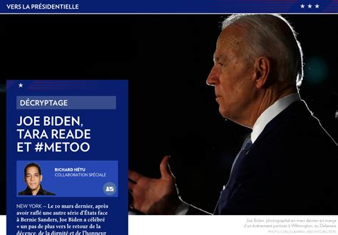 Joe Biden Tara Reade Et Metoo La Presse