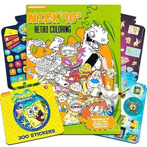 Nickelodeon Coloring Books Thekidsworksheet