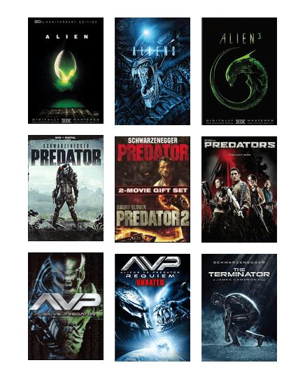 Alien Vs Predator Movies List