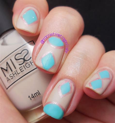 Mix Of Turquoise Coral And Nude Color Polishes For Perfect Summer Nail Art