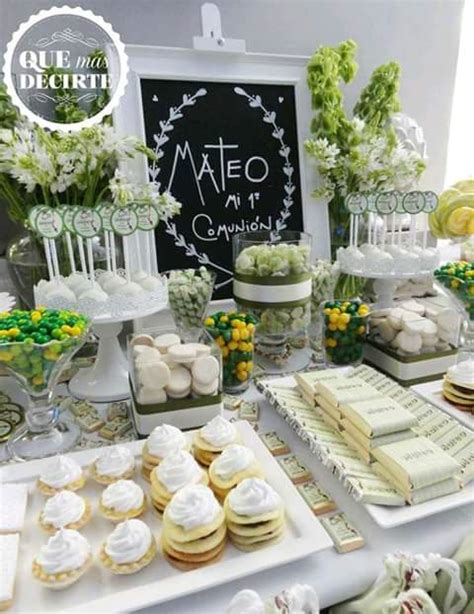 Dessert Table For First Communion