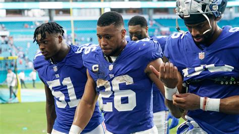 Saquon Barkley Ny Giants Frustrated And Still Searching For Answers