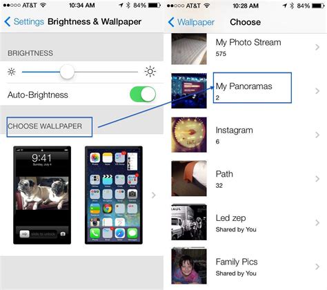 Use A Panorama As Your Lock Screen Wallpaper Or Both In Ios 7 Beta