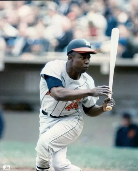 Awesome Hank Aaron Portrait Of Braves Hall Of Fame Legend 8x10 Classic