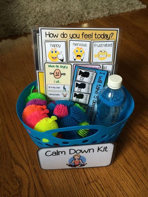 Photo 1 Calm Down Kit Calming Strategies Preschool Activities