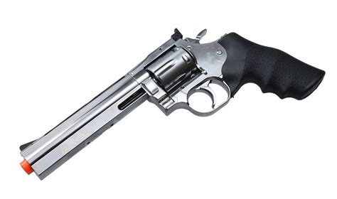 Dan Wesson 715 6 Steel Stainless Co2 Airsoft Revolver Asg 50110