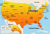 Chicago On Usa Map - Zip Code Map