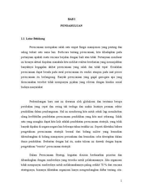 Pengolahan sampah rumah tangga menjadi pupuk organik latar belakang: Dokumen.tips Makalah Perencanaan Strategis Lengkap (1)
