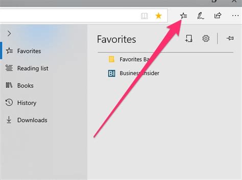 How To Add Websites To Your Favorites Bar On A Windows 10 Pcs Microsoft Edge Browser