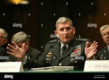 Gen. Peter Schoomaker, the U.S. Army chief of staff, testifies at a ...