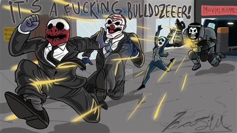 His battle cry better dead than red. Payday 2: Boom's commission, 'Run to the hills!' by ...