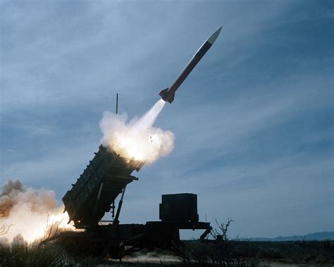 An Mim 104 Patriot Missile Is Test Fired Picryl Public Domain Media