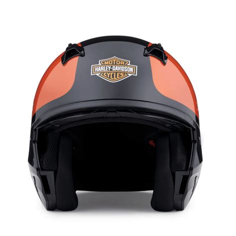 Casco Harley Davidson Sport Glide 2 In 1 X07 Helmet Naranja Negro