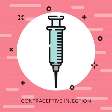 injectable contraceptive illustrations royalty free vector graphics and clip art istock