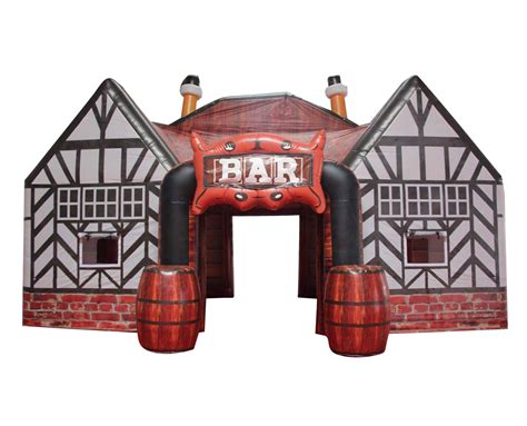Pub Inflatable With Beer Garden Octoberfest Partyworks Interactive