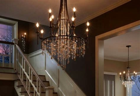 Large Foyer Chandeliers Entryway Chandelier Wrought Iron Chandeliers