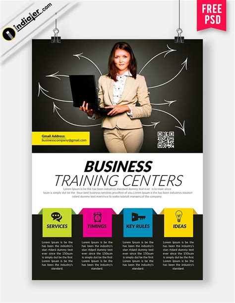 Business Training Announcement Free Flyer Psd Template Indiater