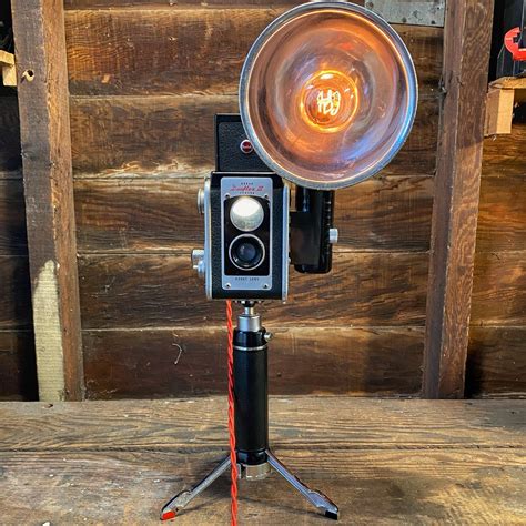 Kodak Duaflex Camera Lamp 2 Red Cord Lamp Co