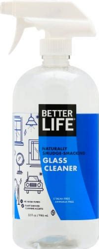 better life unscented natural based streak free glass cleaner spray 32 ounces 1 piece fry s