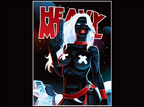 Heavy Metal Magazine Cover By Leon Ryan On Dribbble