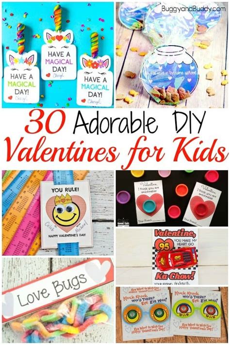 30 Diy Valentines For Kids Buggy And Buddy In 2020 Valentines Diy