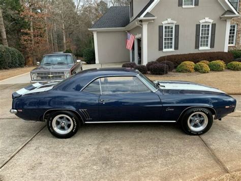 1969 Chevrolet Camaro Z28 X33 Dusk Blue Jerry Macneish Certified