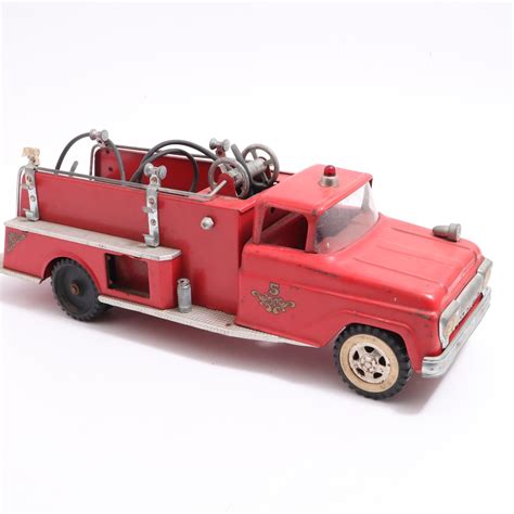 Tonka Die Cast Metal Toy Fire Truck Vintage Ebth