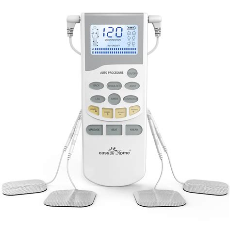 Easy Home Tens Handheld Electronic Pulse Massager Unit Ehe009 Muscle Pain Relief Stimulator