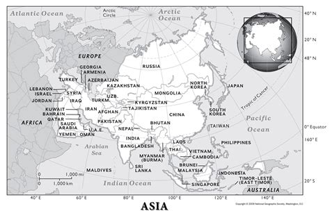Download Free Detailed Map Of Asia Continent World Map With Countries