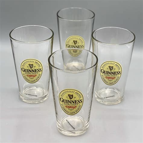 Guinness Glasses Set Of 4 Ocean Springs Mercantile