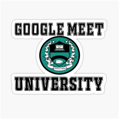 Google meet was launched as google hangouts meet in 2017 and is one of two apps that constitute for the replacement of google hangouts. Google Meet Stickers | Redbubble