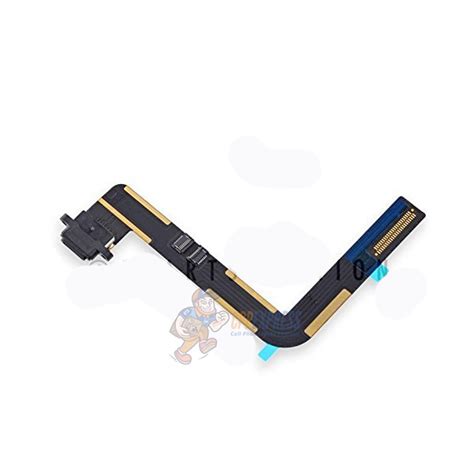 Ipad Air Charging Port With Flex Cable Replacement Black